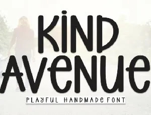 Kind Avenue Display font