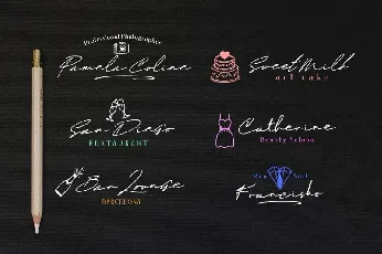 Maddison Signature font