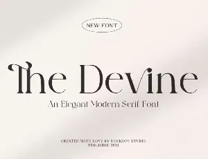 The Devine font