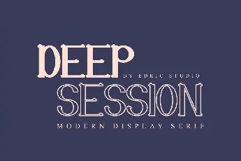 Deep Session Demo font