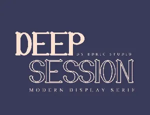 Deep Session Demo font