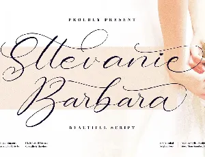 Sttevanie Barbara font