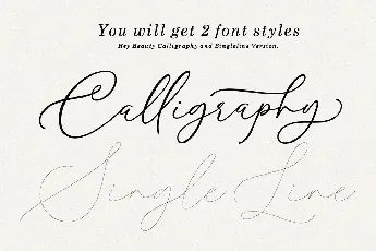 Hey Beauty font