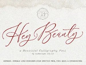 Hey Beauty font