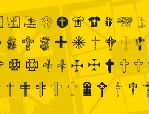 Christian Crosses V font