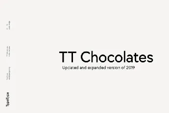 TT Chocolates Family font