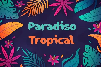 Paradiso Tropical Summer font