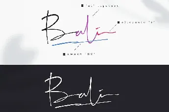 Galinta Signature font