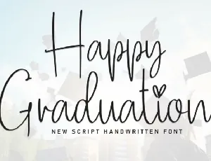 Happy Graduation font