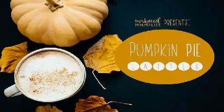 Pumpkin Pie Lattes font