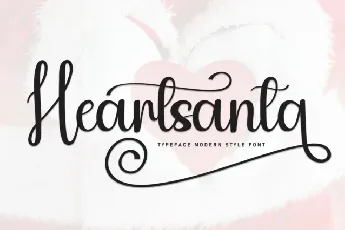 Heartsanta Script font