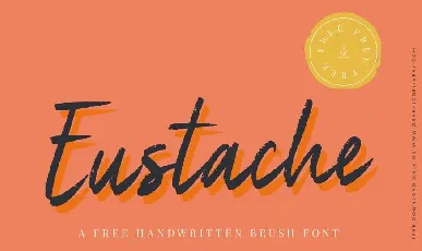 Eustache Handwritten Brush font