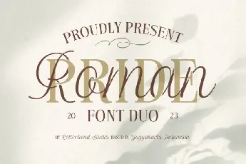 Roman Pride Duo font