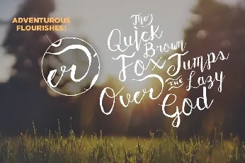 Adventurous Script font