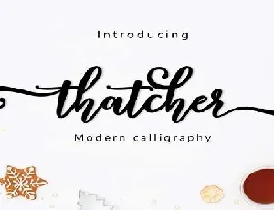 Thatcher font