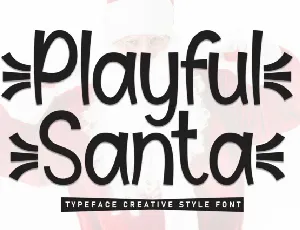 Playful Santa Script font