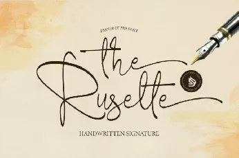 The Ruselte font