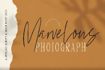 Marvelous Photograph font