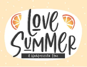 LoveSummer font