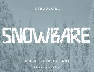 Snowbare Demo font