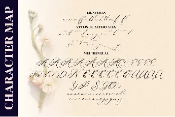 Berlishanty Calligraphy font