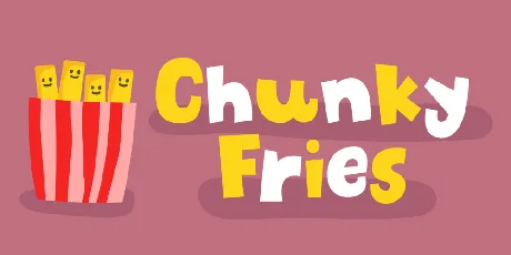 Chunky Fries DEMO font