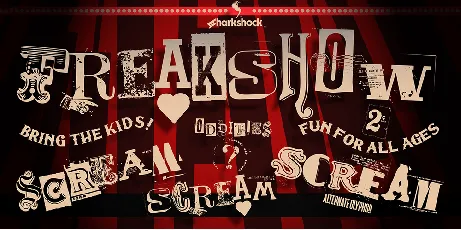 Freakshow font