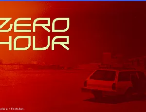 Zero Hour font