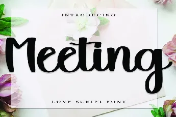 Meeting font