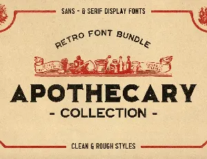 The Apothecary Collection font