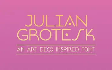 Julian Grotesk font