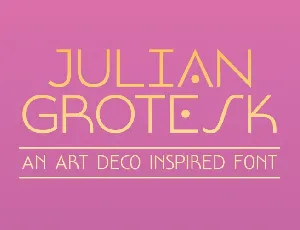 Julian Grotesk font