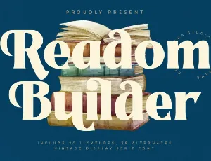 Readom Builder font