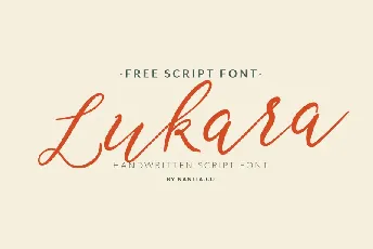 Lukara Handwritten Script font