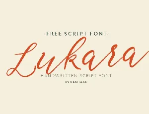 Lukara Handwritten Script font