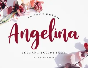 Angelina Playful Script font