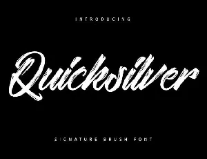 Quicksilver Free font