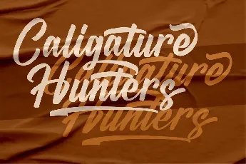 Caligature Hunters font