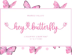 hey butterfly font