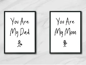 Mom I love you so much ! font