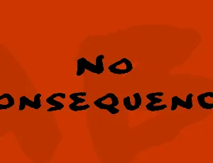 No consequence font