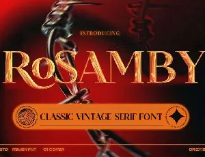 Rosamby font