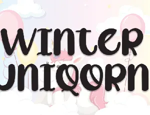 Winter Uniqorn Display font