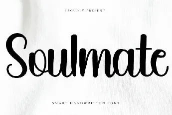 Soulmate Handwritten Typeface font