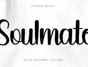 Soulmate Handwritten Typeface font