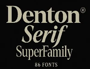 Denton Family font