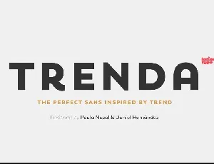 Trenda Family font