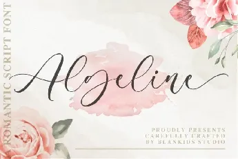 Algeline font