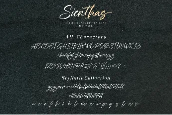 Sienthas font