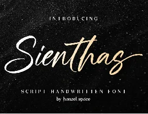 Sienthas font